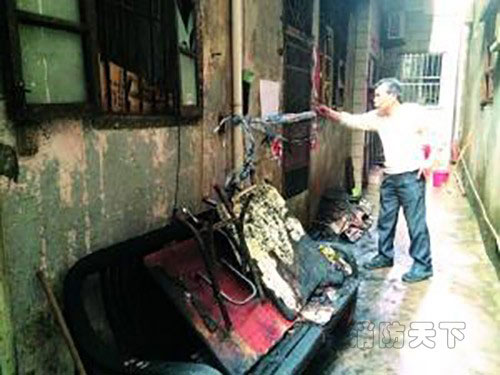 广东汕头一间出租屋起火 两名幼童被锁屋内身亡